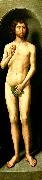 Hans Memling adam oil painting